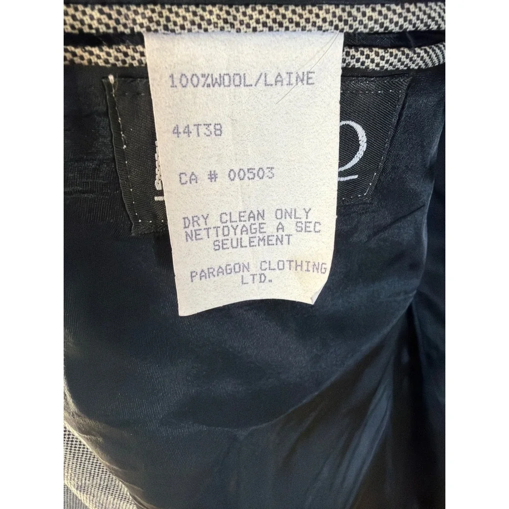 Paragon Clothing Ltd Mens 100% Wool 3-Button Blazer Grey Sport Coat 44T38 Canada